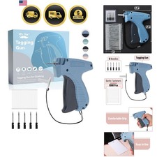 Price Tagging Gun, Hangtag Attacher with 1000 Barbs and 5 Needles, for Retail...