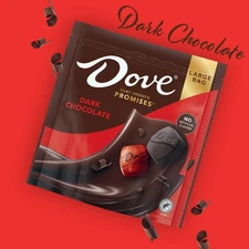 Dove Promises Dark Chocolate Candy - 14.08 oz Large Bag Made with the finest