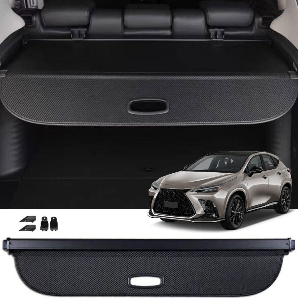 レクサスnx トノカバー　トランク For Lexus NX250 350 350h 22-24 Rear Trunk Luggage Cargo Cover