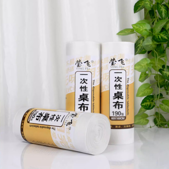 25 Sheets Large Disposable Table Cover Roll Pre-cut Oil and WaterProof For Party