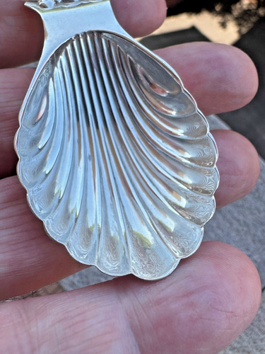 Awesome Georgian Style Silver Caddy Spoon - SJR - Birmingham - 1966 - Bild 16 von 24