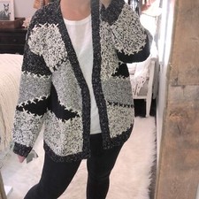 Liz Claiborne size small black knitted vintage deadstock sweater