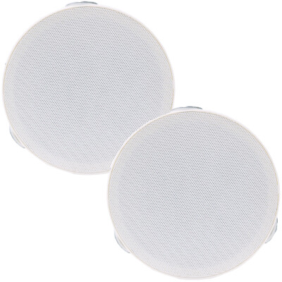 PAAR 4'' Mini Low Profile Deckenlautsprecher 8 OHM 2-Wege Kompakthalterung Slim Line