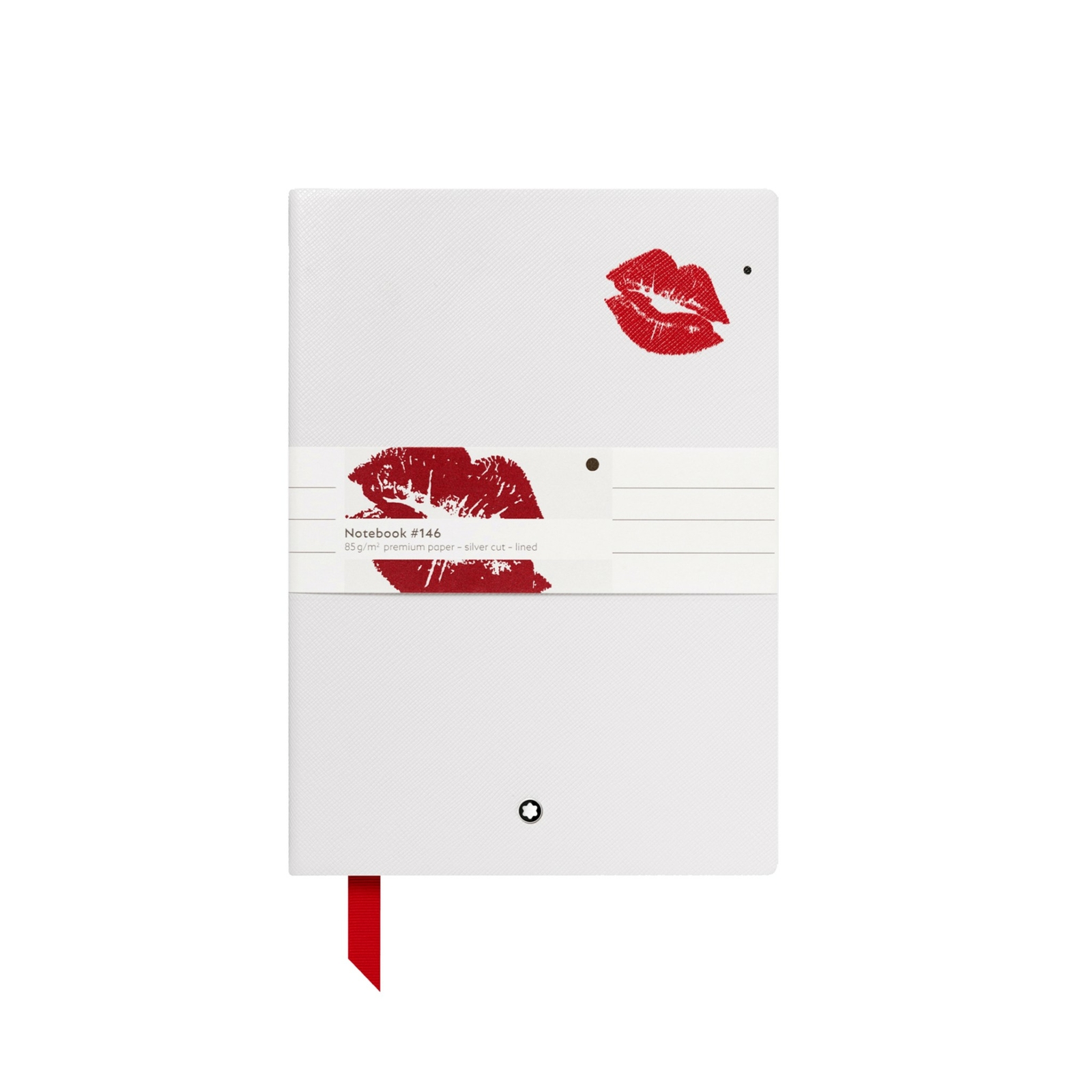 Montblanc Notebook #146 Premium Carta Foderato Argento Taglio Notebook