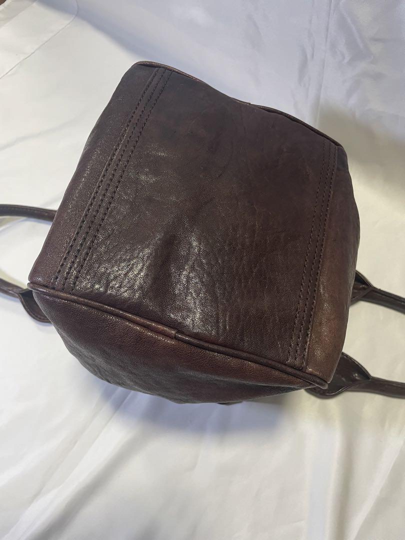 Diesel Archive Leather Bag Brown Mode Y2K Modern Practical Diesel Archive Leather Bag Brown Mode Y2K Modern Practical