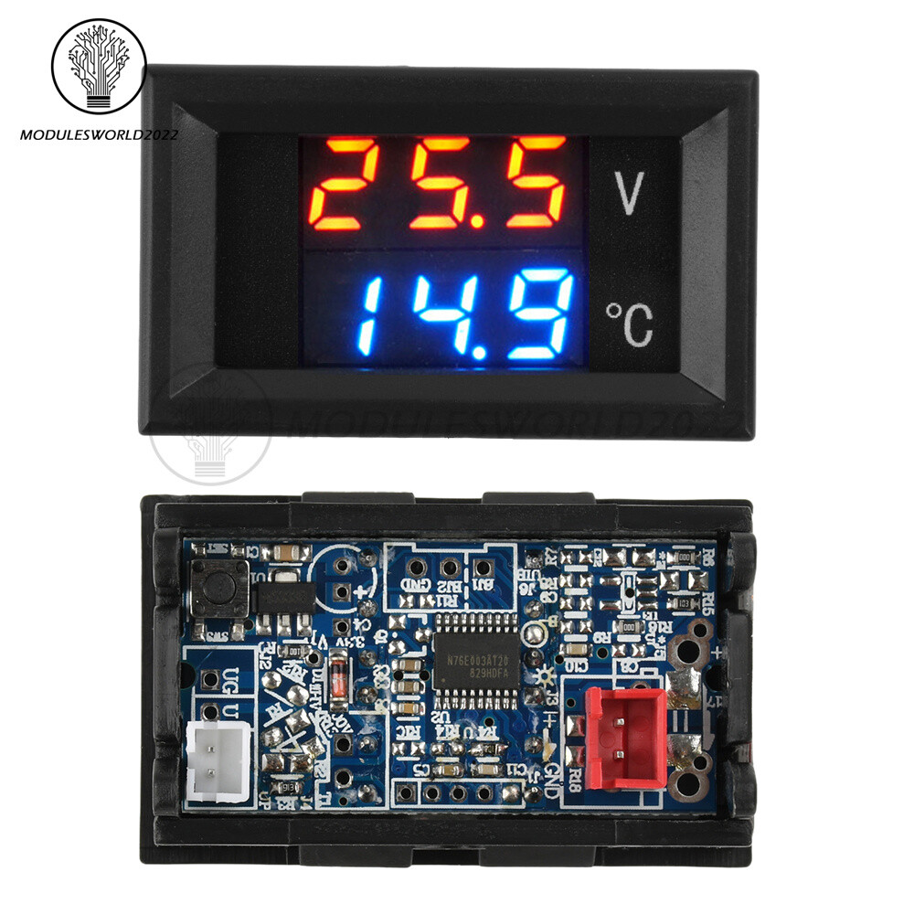 Termometro Digitale Doppio Display - Sonda NTC Impermeabile, Range -50&deg;C To 120&deg;C
