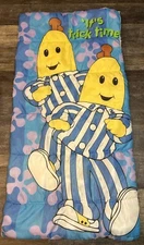 Bananas In Pajamas Sleeping Bag “It’s Trick Time” 1996 28”x54” Double Sided