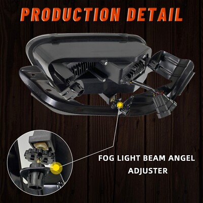 Aazon.co: SHINEFIT LED Fog Lights Assebly wiht DRL Replaceent for