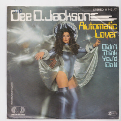 (nW670) Dee D Jackson, Automatic Lover - German release - 7'' vinyl