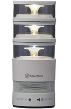 MoriMori LASMO Speaker White FLM-1701-WH Bluetooth Speaker with 2 LED JAPAN NEW
