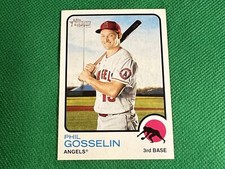 2022 Topps Heritage #345 Phil Gosselin Los Angeles Angels