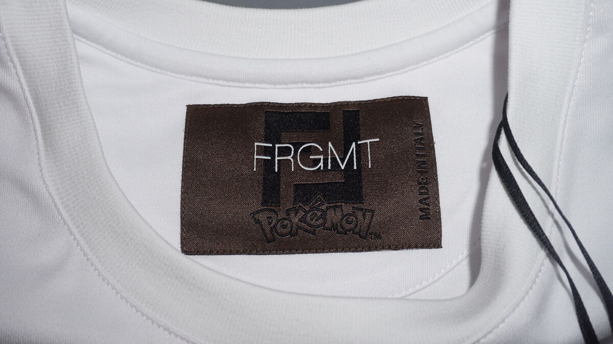 FENDI Pokemon Fragment Collaboration Limited Edition T-Shirt FENDI Pokemon Fragment Collaboration Limited Edition T-Shirt