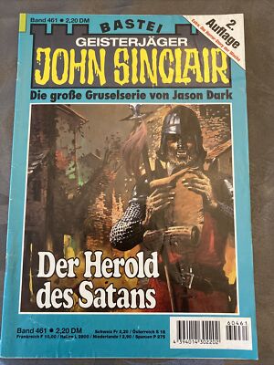 John Sinclair Heft 461, 2. Auflage, Der Herold des Satans 