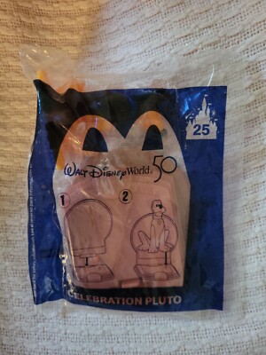 2021 McDonalds*#25 CELEBRATION PLUTO*Disney World 50th Anniversary Happy Meal