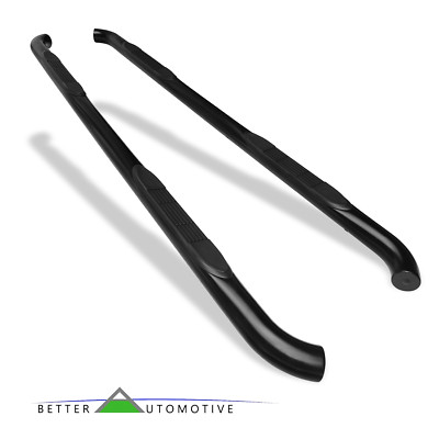 3'' Black Side Step Rail for 2011-2021 Jeep Grand Cherokee Nerf Bar Running Board
