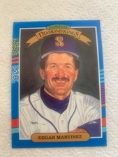 1990 Donruss Diamond Kings Edgar Martinez ERROR CARD NO PERIOD after INC RARE