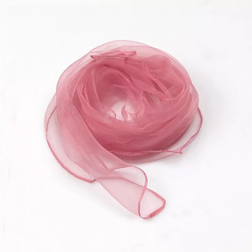 Women Chiffon Scarf 1950s Square Neck Head Scarf Scarves Wrap Soft Stole Shawl❤ - Picture 10 of 31