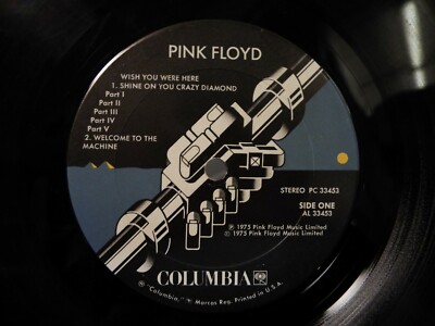 PINK FLOYD WISH YOU WERE HERE 1975 LP VINYL ALBUM | eBay