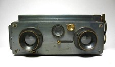 Very Rare 1899-1920's Le V rascope No. 2 Compact Stereo Camera