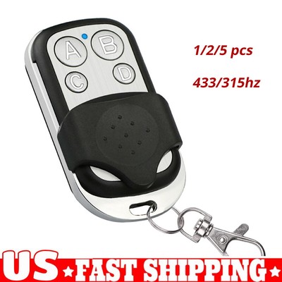 Universal Electric Cloning Remote Control Key Fob 433/315 For Gate Garage Door
