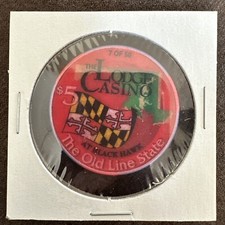 5 The Lodge The Old Line State Black Hawk Colorado casino chip