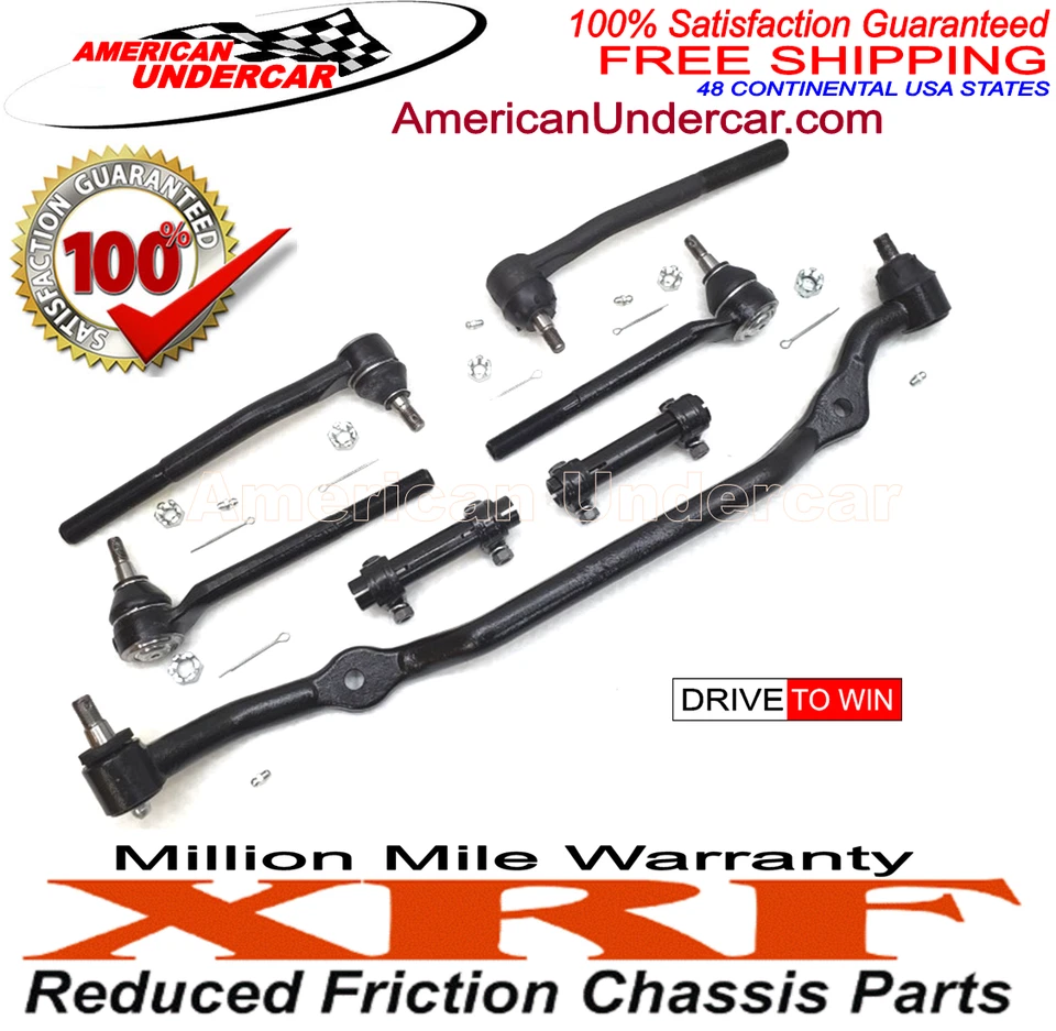 Buick Chevrolet Olds Pontiac 68-70 XRF Tie Rod Eslabón Central Manguito Dirección Kit Foto 2 de 4