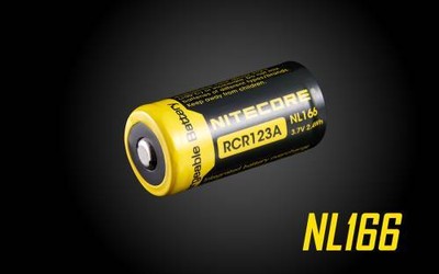 Аккумулятор nitecore nl166 rcr123