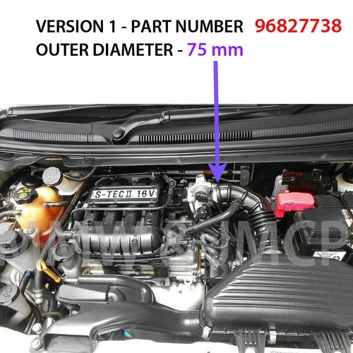 CHEVROLET SPARK M300 1.0 1.2 16V 1015 Air Filter Intake Hose VERSION 2