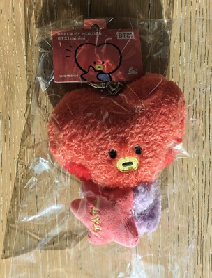 [Solomon] Authentic BT21 minini Tata soft reel key holder (UK dispatch)