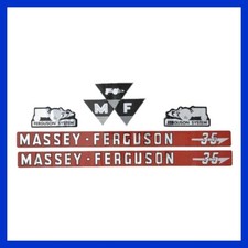 Haubenaufkleber Aufkleber Massey Ferguson 35 Haubenaufkleber = 3406970M91 *