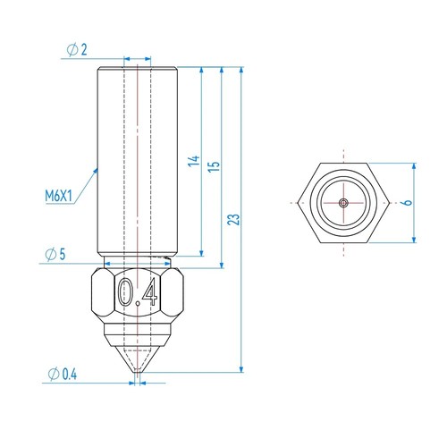 Silicone Socks/3D Printer Nozzles 0.2-1.2mm For Creality K1/K1 Max Parts lot - Photo 6/38