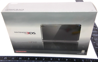 Store DISPLAY Cosmo Black Nintendo 3DS Box Only Gamestop Promo | eBay