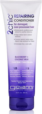 GIOVANNI 2chic Ultra-Repairing Conditioner, Color Safe, Salon Quality - 8.5 oz