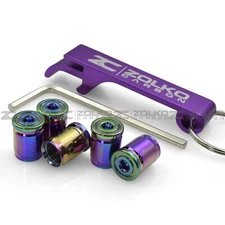 MULTI-COLOR ANTI THEFT VALVE STEM CAPS WHEEL TIRE - US SELLER 