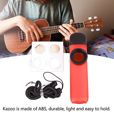Kazoo Flute ABS Flute Musical Wind Instrument With Diaphragm For ...