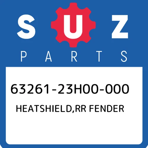 HEATSHIELD, REAR FENDER