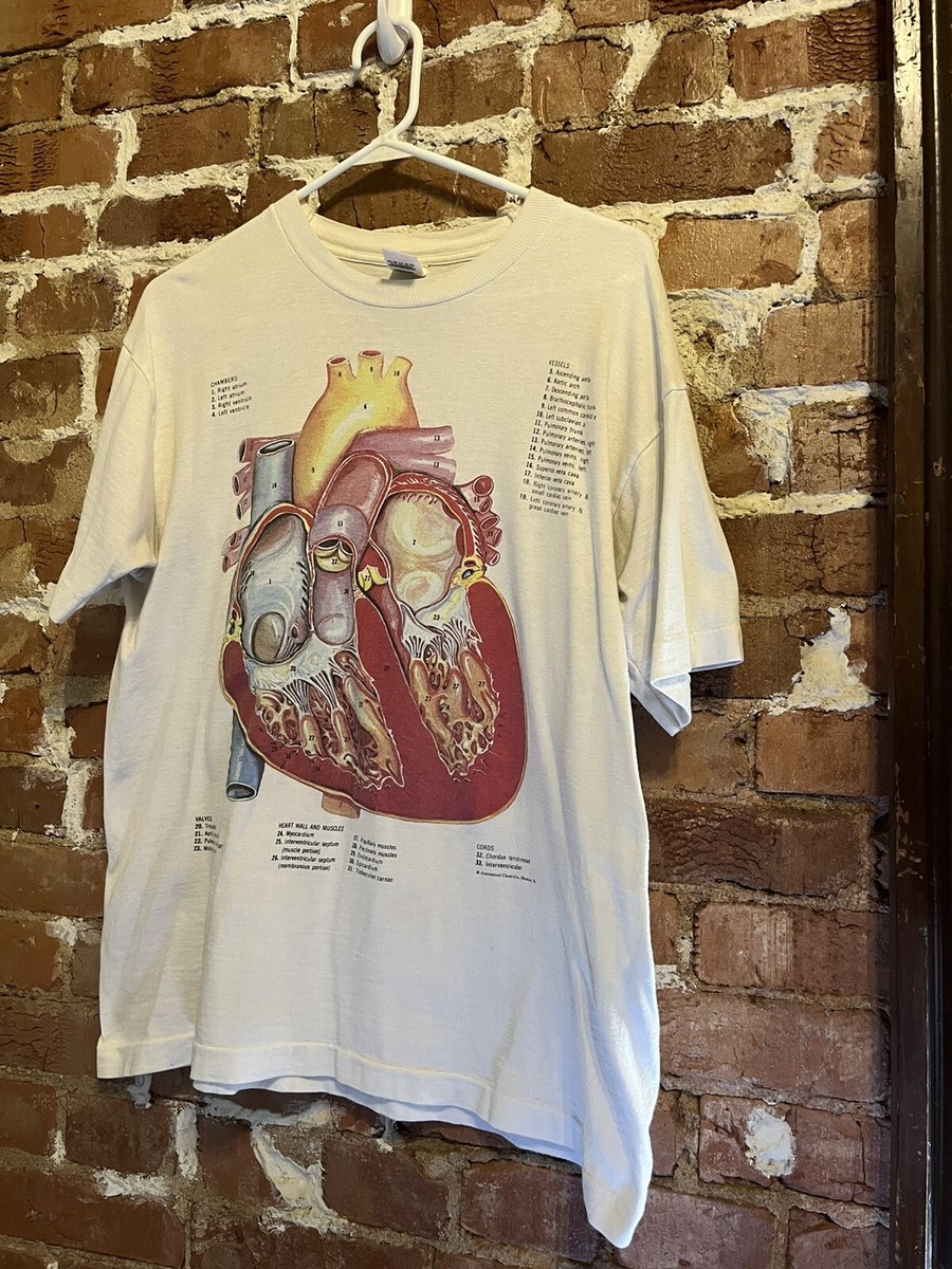 Vintage 90's Heart Anatomy RARE Kurt Cobain Nirvana Vintage 90's Heart Anatomy RARE Kurt Cobain Nirvana
