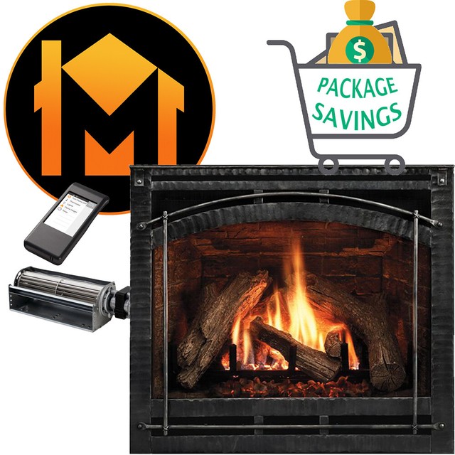 Heat N Glo 6000clx 36 Direct Vent Gas Fireplace Chateau Forge