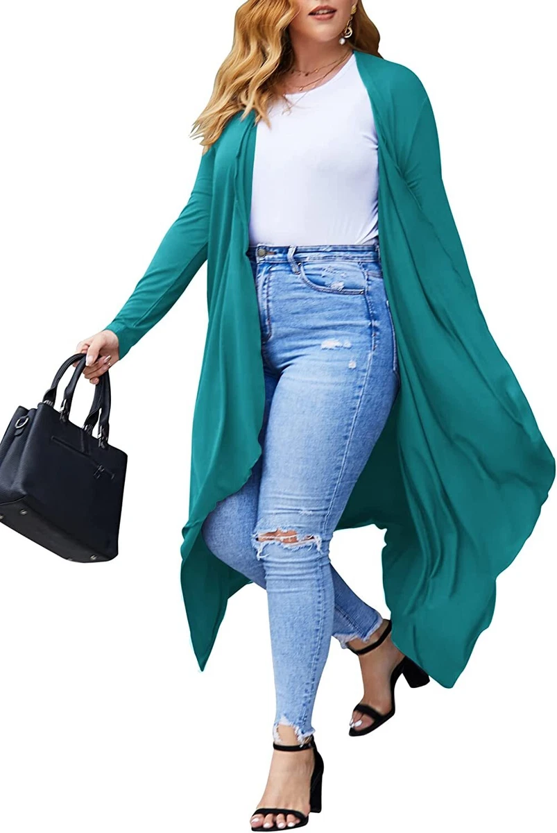 Extra long plus size deals cardigans