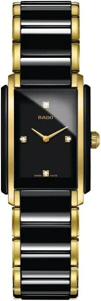 Rado Integral Diamond Black and Gold Women's Watch R20845712