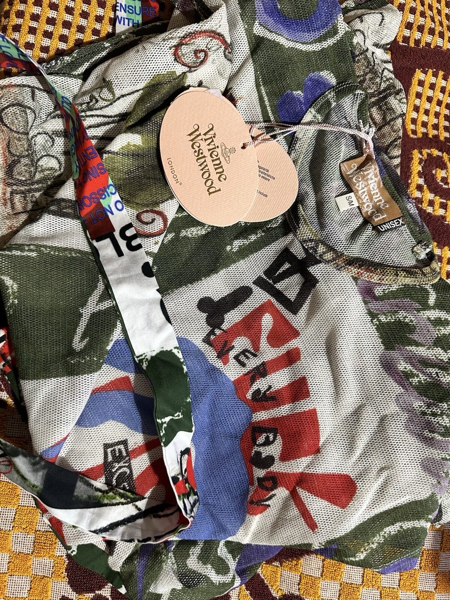 Genuine Vivienne Westwood All Over Cards Print Mesh Card Dress 