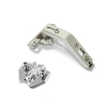 DTC Kitchen Cabinet Corner Door Hinge + Plate 135 Degree Pie Cut For Joint Doors