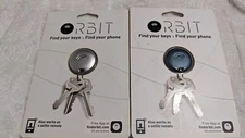 Lot Of Two. Orbit Key Finder Your Phone Silver With Free App A/By Handbag Butler