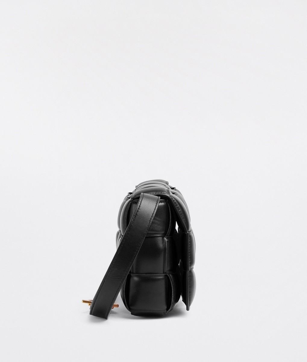 Bottega Veneta Padded Cassette Black Leather Designer