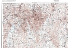 Wells, Nevada-Utah-Idaho 1970 Topo Map US Army USGS 1:250000 Scale Topographic