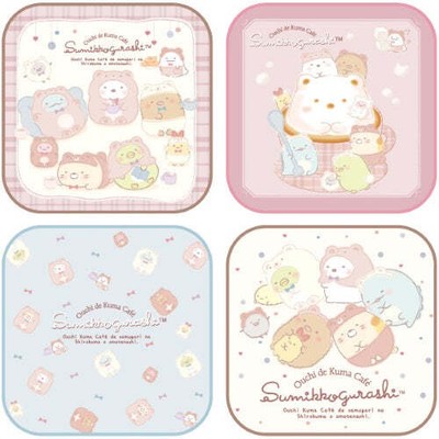 San-x Sumikko Gurashi Ouchi De Kuma Cafe Mini Towel Xebec 3-Inch Collectible Toy
