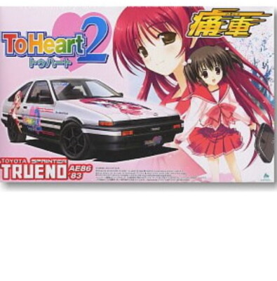 Aoshima 1/24 AE86 Sprinter Trueno Early Type [To Heart Itasha 02]