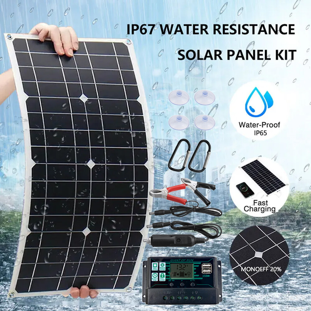 200W Portable Solar Panel - Foldable Solar Charger With Carry Case For Power Stations & Outdoor Use