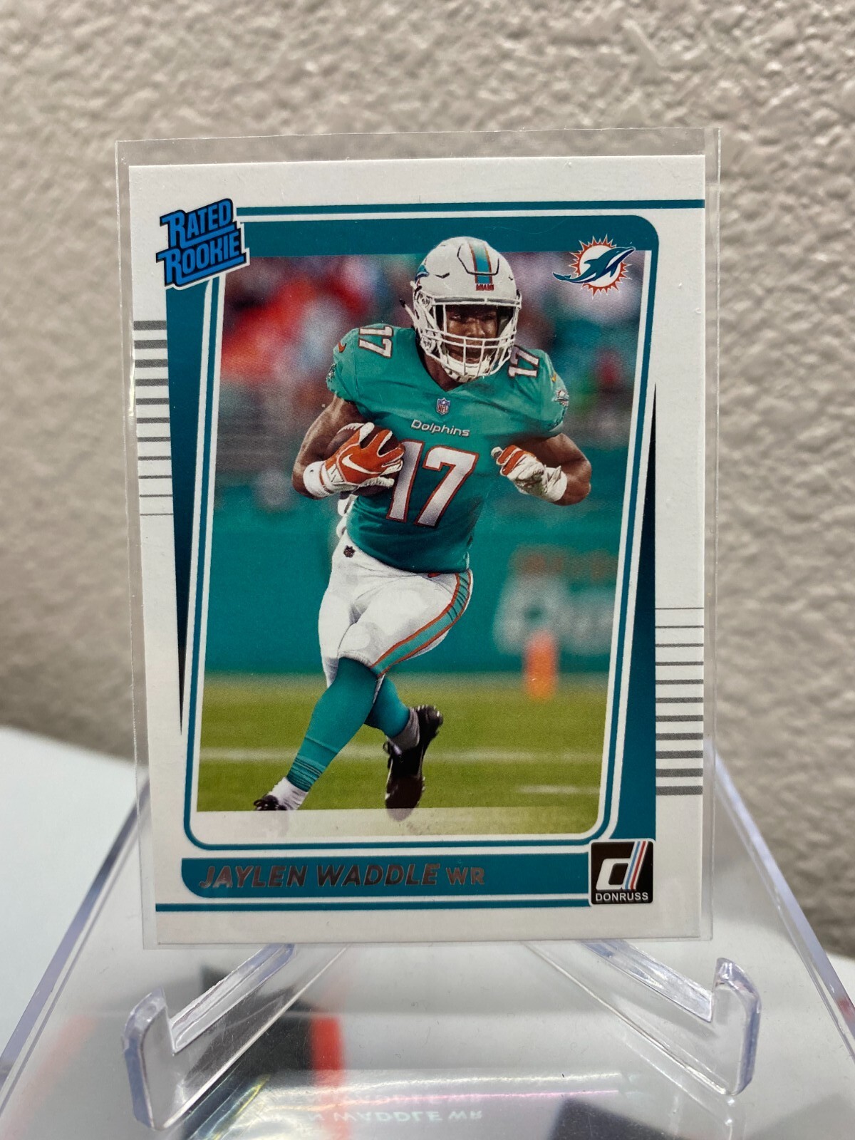 2021 Panini Donruss Jaylen Waddle Rated Rookie RC #263 Dolphins
