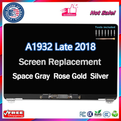 LCD Replacement 13'' for MacBook Air Retina A1932 2018 EMC 3184 Screen Display